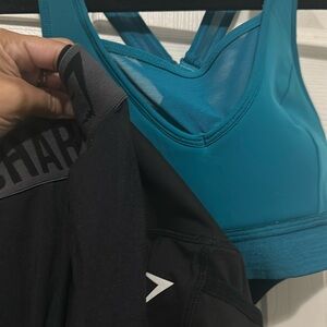 Gymshark bundle of 3 items, size small, 2 leggings and one sports bra